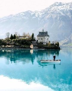 Jezioro Iseltwald Brienz, Szwajcaria